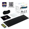 12x59.5cm16 x 96 LEDs Car Flexible Display Advertising Screen APP Bluetooth Smart Screen
