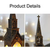 Christmas Decoration Lamps Church Shape Night Light Electronic Candle Candlelight, Style: Elderly