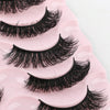 10pairs /Box Russian Strip Lashes 7D Imitation Mink Volume Fluffy Natural False Eyelashes 7D-32