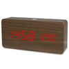 LT-1035 LED Display Digital APP Smart Alarm Clock(Red Light Redwood)
