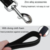 15m Dog Leash - Reflective, Padded Handle - Black