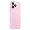 For iPhone 11 Pro Nano Lens Cover Liquid Silicone Phone Case(Pink)