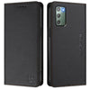 For Samsung Galaxy Note20 RC01 Dual-Folded Magnetic Suction RFID Leather Phone Case(Black)