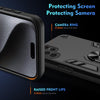For Samsung Galaxy S25 Ultra 5G Shockproof Metal Ring Holder Phone Case(Black)