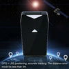 GSM GPRS GPS Positioning Tracker Real Time Positioning SMS APP Tracking Sound Alarm Monitoring for iOS Android(Black)