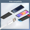 45W / 60W / 65W / 85W 5 Pin MagSafe 1 (L-Shaped) to USB-C / Type-C PD Charging Cable(White)