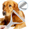 Double-Sided Pet Comb, Silver, Large - Cat & Dog Grooming