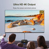 HK1 RBOX-H8S 4K Ultra HD Android 12.0 Smart TV Box with Remote Control, Allwinner H618 Quad-Core, 4GB+32GB(UK Plug)