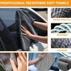 9 PCS / Set Car Waterproof Gloves Tire Gap Cleaning Brush Car Wash Set