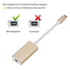 USB-C / Type-C 3.1 Male to Mini DP Female HD Converter, Length: 12cm(Gold)