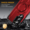 For Samsung Galaxy S23+ 5G Lens Holder MagSafe Phone Case(Red)