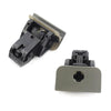 For 2002-2009 Volkswagen Polo OE 6Q0857131D Glove Box Lid Handle, Color: Gray With Holes