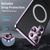 For Samsung Galaxy S25 Ultra 5G MagSafe Magnetic Frosted Metal Phone Case(Purple)