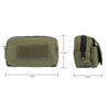 Wear-resistant Nylon Waterproof Outdoor Sports Camping Bag(Black)