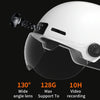 M6 1080P HD Camera Recorder Cycling Smart Helmet, Size: 54-63cm(Black)