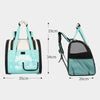 Pet Carrier Backpack, Space Capsule, Blue, For Cats & Small Dogs (7.5kg)