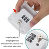 Child Safety Lock No Hole Window Limiter Refrigerator Drawer Cabinet Combination Lock, Specification: 2-bit Gray