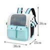 Breathable Cat Backpack, Grey, Foldable, Portable Pet Carrier Bag