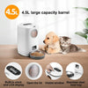 4.5L Automatic Pet Feeder | Timer, 4 Meals/Day | Cat & Dog