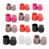 4 Pairs Noise Cancelling Heel Covers Anti-Slip High Heels Protective Caps, Size:L(Transparent)