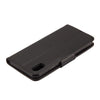 For iPhone XR Embossed Butterfly Pattern Horizontal Flip Leather Case with Card Slot & Holder & Wallet & Lanyard (Black)