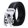 Dandali Casual Men Automatic Buckle Belt Business Soft Leather Pants Band, Length (cm): 120cm(ZD-10)