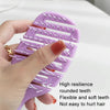 Fluffy High Skull Top Ribbed Hair Bouncing Comb Long Hair Styling Massage Comb, Color: Twill Pink