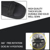 H-133 Outdoor 360 Degree Rotation Nylon Flashlights Sleeve Waist Bag(Black)