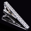 Men Business Formal Wedding Tie Clips, Color: Black S Shaped