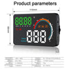 Q5 GPS HUD 4" Car Head Up Display Speedometer