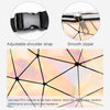 Fashionable Unisex Chest Bag Fanny Pack Waist Bag Waterproof Laser Bags(Silver)