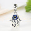 S925 Sterling Silver Beads Evil Eye God Hand Personality Charm