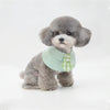 Green Pet Shawl Scarf | Dog & Cat Bib | M (20-25cm Neck)