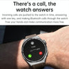 HDT 3 Max 1.6 inch Steel Band IP67 Waterproof Smart Watch Support Bluetooth Call / NFC(Black)
