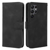 For Samsung Galaxy S25 Ultra 5G Skin Feel Geometric Lines Leather Phone Case(Black)
