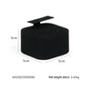 5x5x3cm Rectangular Earrings Seat Black Microfiber Necklace Ring Jewelry Display Live Jewelry Prop Rack