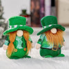 St. Patrick Day Faceless Doll Party Decoration Props Doll Ornament(Braids)