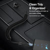 ENKAY Type-C to Type-C / 8 Pin 3A Elbow Expansion Spring Coiled Fast Chrging Data Cable, Length: 1.5m