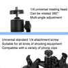 Car General Purpose Vehicle Bracket Suction Cup Fixed Glass Video Shooting Base, Shape: Suction Cup+PTZ+Gopro Screw