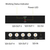 1 In 4 Out SD-SDI / HD-SDI / 3G-SDI Distribution Amplifier Video SDI Splitter(US Plug)
