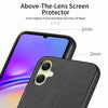 For Samsung Galaxy A04e / F04 / M04 Twill Fabric Leather Skin Back Phone Case(Black)
