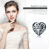 Heart-shaped Hollow Real Me S925 Sterling Silver Beads