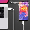 LZ-715 20W PD + QC 3.0 Dual Ports Fast Charging Travel Charger with USB to 8 Pin Data Cable, US Plug(White)