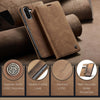 For Samsung Galaxy A26 CaseMe 013 Multifunctional Horizontal Flip Leather Phone Case(Brown)