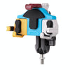 MOTOSLG Crab Motorcycle Phone Clamp Bracket M10 Ballhead Mount(Yellow Blue White)