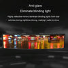 Car Rearview Mirror Snap-on HD Anti-fog Anti-dazzle Wide Angle Curved Mirror, Size: 28.5x7cm