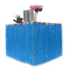 Hawaiian Table Dress Seaside Party Festive Bazaar Table Decorations, Size: 276x30cm(Blue)