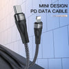 Yesido CA82 2.4A USB-C / Type-C to 8 Pin Charging Cable, Length: 30cm