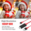 2m 1080P 8 Pin to HDMI Adapter Cable, Compatible with iPhone to HDMI Adapter(Red)