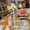 Student Portable Bouncing Straw Large Capacity Drop Resistant Plastic Cups, Style: 800ml Green
